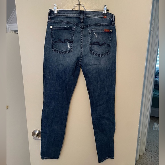 7 for All Mankind skinny jeans size 28 - Picture 2 of 2